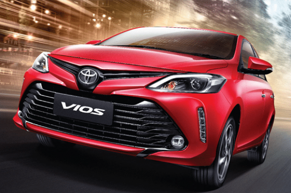 ราคา ตารางผ่อนดาวน์ Toyota Vios 2020-2021