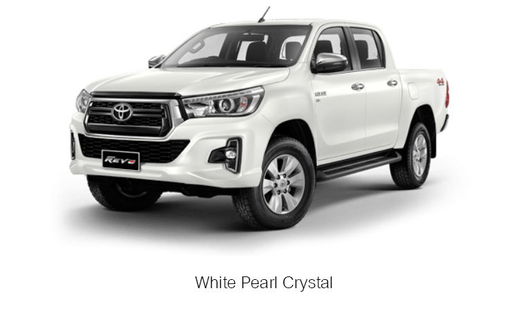 TOYOTA HILUX REVO DOUBLE CAB สี White Pearl Crystal