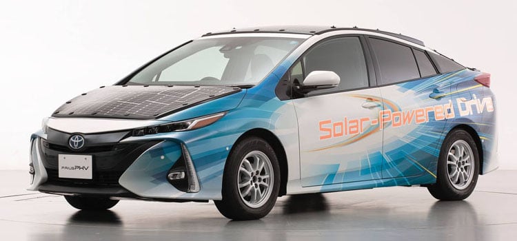 Toyota ได้เปิดตัวรถต้นแบบ Prius Prime Model ที่ชาร์จลังงานด้วยโซล่าเซลล์ขณะที่วิ่งไปด้วย
