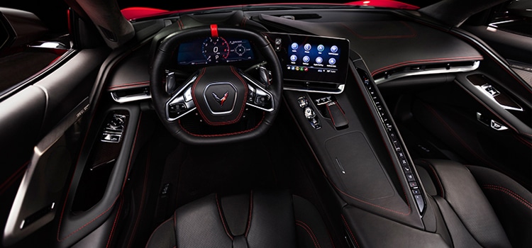 ดีไซน์ภายใน All New Chevrolet Corvette Stingray (C8)