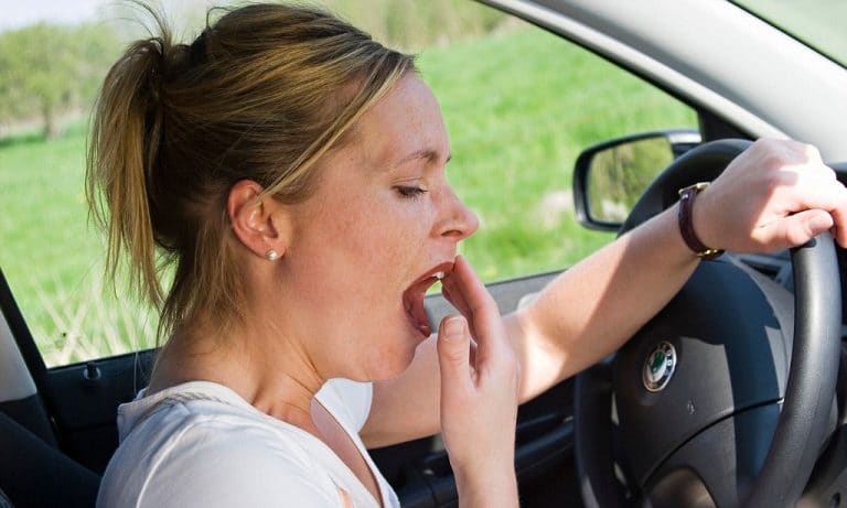 ง่วงขนาดขับรถ