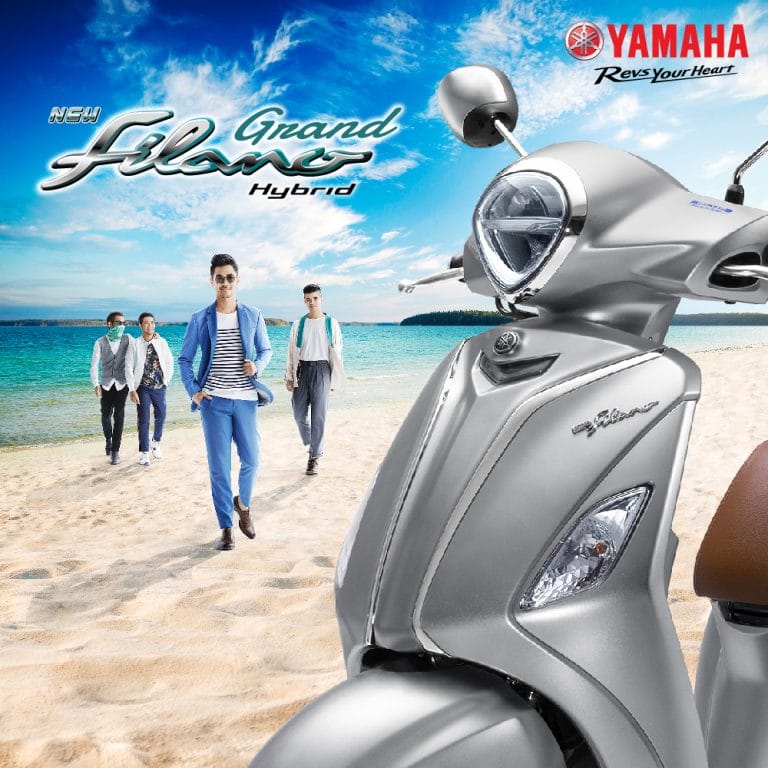 Yamaha เปิดตัวจักรยานยนต์ไฮบริดรุ่นแรก Filano Hybrid 2018 ราคาเริ่มต้น 55,000 บาท