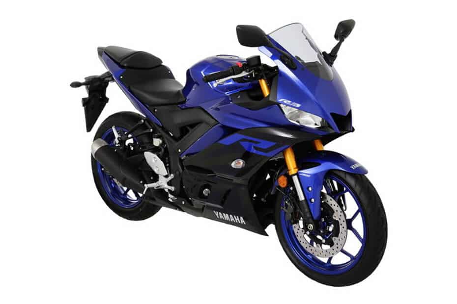 Yamaha YZF-R3 สีน้ำเงิน