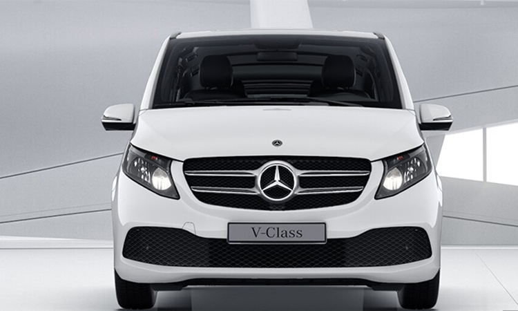 ดีไซน์ด้านหน้า เครื่องยนต์ New Mercedes-Benz V-Class