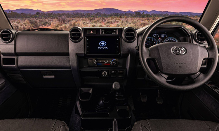 ดีไซน์ภายใน Toyota Land Cruiser Namib
