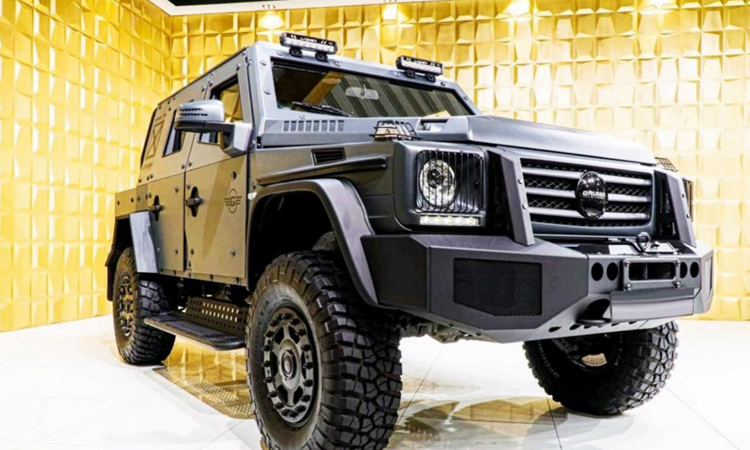 Mercedes-Benz G500 4×4 หุ้มเกราะ เจาะหลังคาจากสำนักแต่ง Gruma
