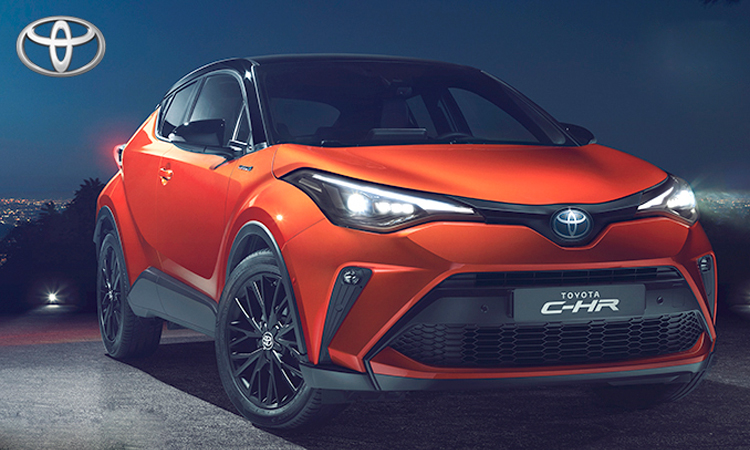 Toyota C-HR Minorchange ตัวถังสีส้มใหม่ พร้อมเครื่องยนต์เบนซิน 2.0 Hybrid 184 แรงม้า