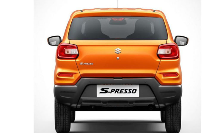 ดีไซน์ด้านหลัง Suzuki S-Presso