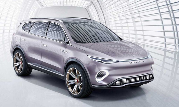 Denza X Concept ที่ถูกพัฒนาและออกแบบโดย Mercedes-Benz ในประเทศจีน