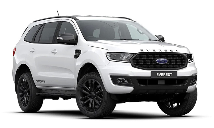 Ford EVEREST SPORT 2.0 TURBO 4×2 10AT สีขาว