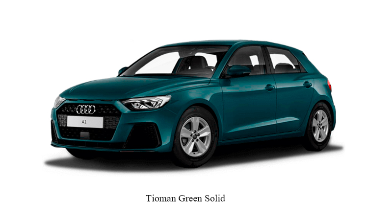  Audi A1 Sportback สีเขียว Tioman Green Solid