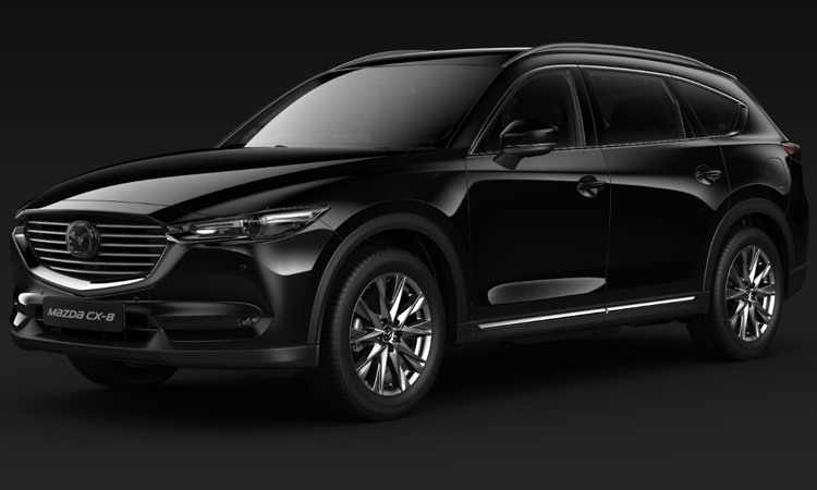ราคา ตารางผ่อนดาวน์ All NEW Mazda CX-8 ปี 2020-2021 23 สีดำ Jet Black