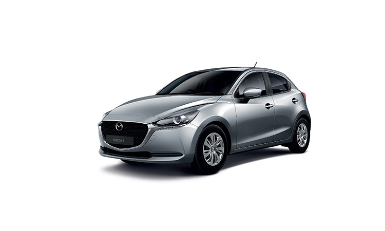 Mazda 2 Minorchange สีเงิน Soni Silver