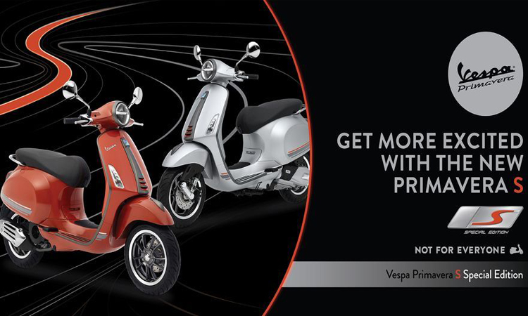 ราคา VESPA PRIMAVERA S SPECIAL EDITION 2020 เปิดตัวที่ 137,400 บาท
