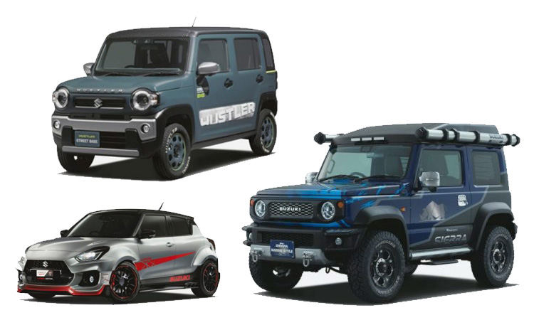 Suzuki อวดโฉมรถยนต์ 3 รุ่น ทั้ง Jimny, Hustler, Swift Sport ในงาน Tokyo Auto Salon 2020