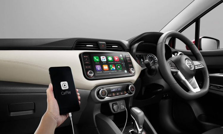 Apple Car Play และ Android Auto ใน NISSAN ALMERA 2020 