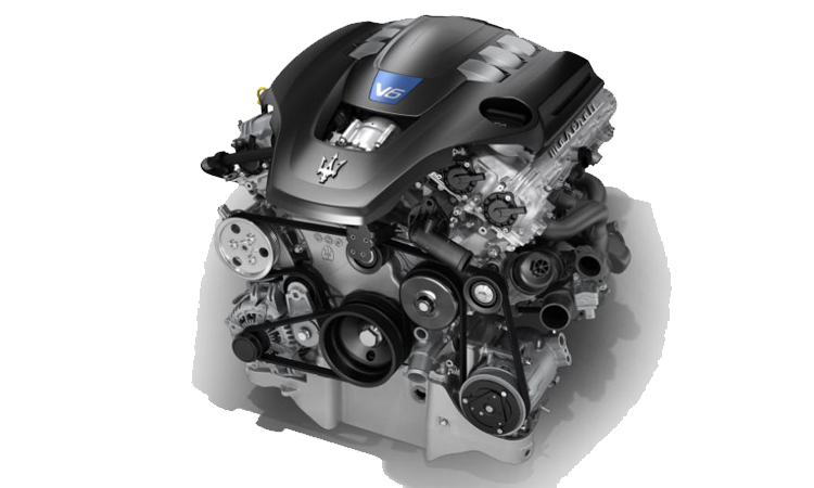 เครื่องยนต์ Maserati Gasoline V6 3.0 Twin Turbo
