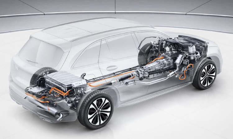 โครงสร้างตัวถัง Hybrid Mercedes-Benz GLC 300e Plug-in 