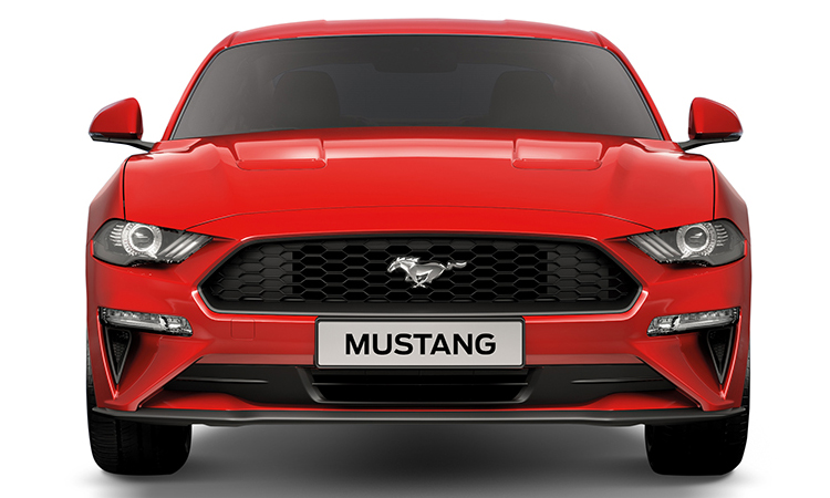 ดีไซน์ด้านหน้า Ford Mustang