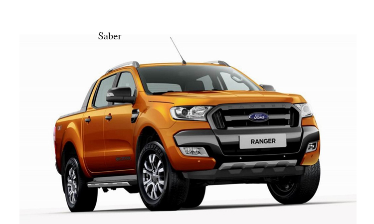สีตัวถังภายนอก Ford Ranger 2020