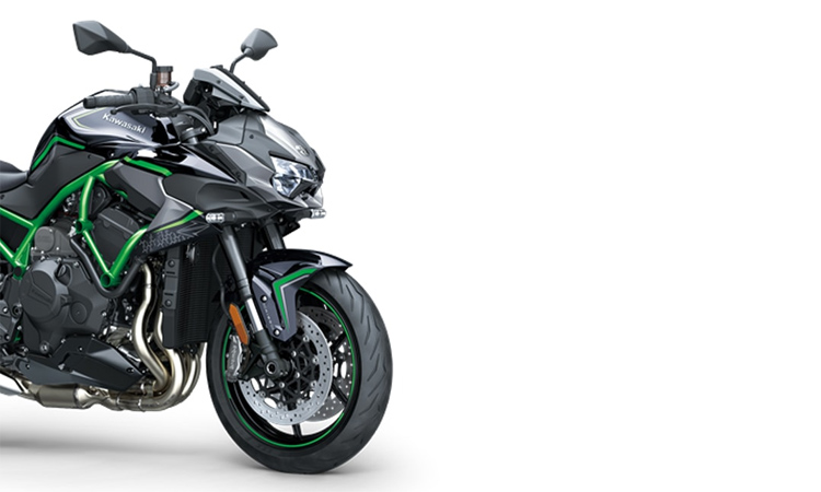 Kawasaki Z H2สีเขียวดำ