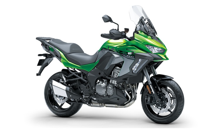 Kawasaki Versys 1000 SE สี Emerald Blazed Green / Pearl Storm Grey (SE)