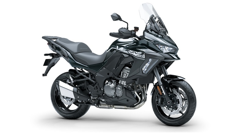 Kawasaki Versys 1000 SE สี เมทัลลิคคาร์บอนเทา / เมทัลลิคสปาร์แบล็ก (SE)