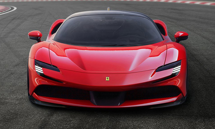 ดีไซน์หน้า Ferrari SF90 STRADALE