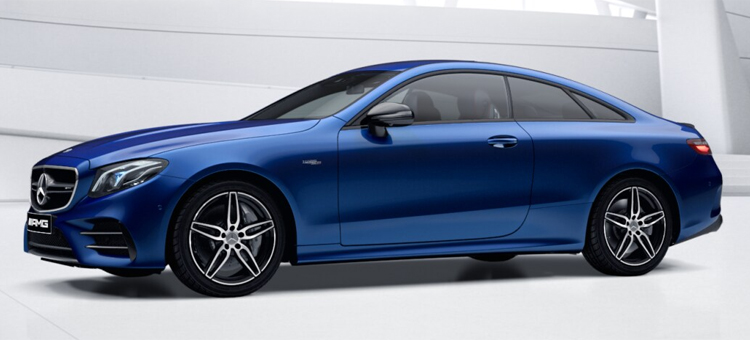 Mercedes-AMG E53 Coupe’ 4MATIC+ สี brillant blue metallic