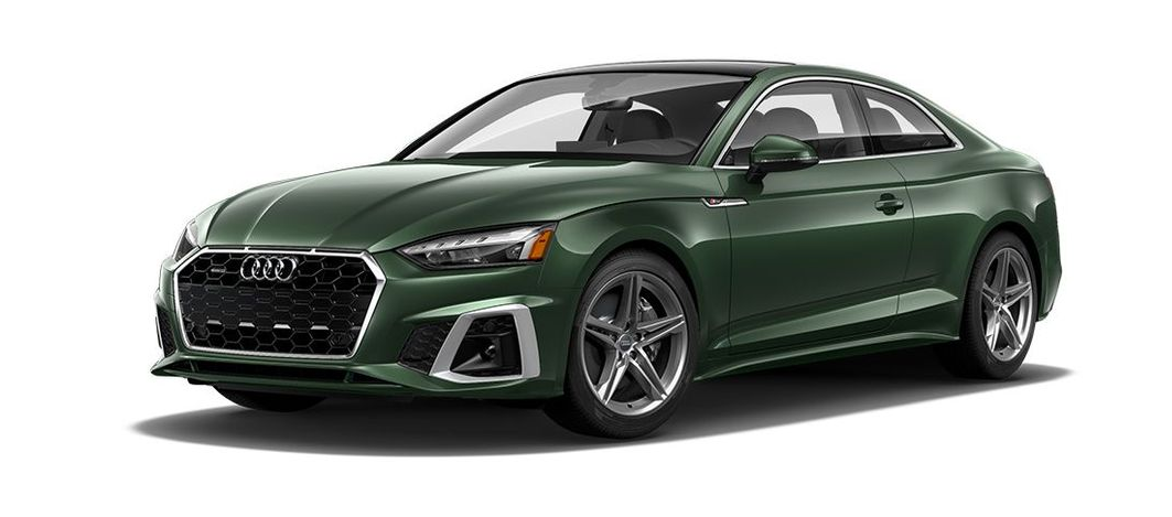 Audi A5 Coupe’ สีเขียว District Green Metallic