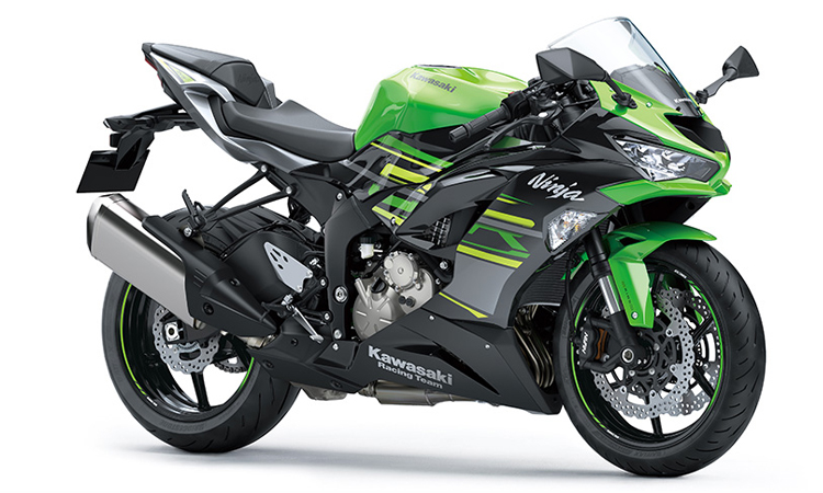 สีตัวถัง Kawasaki Ninja ZX-6R สีเขียว