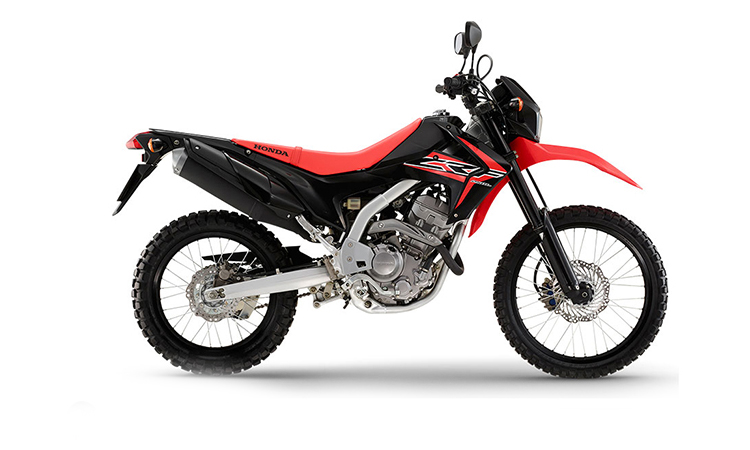 Honda CRF250L สีดำ-แดง