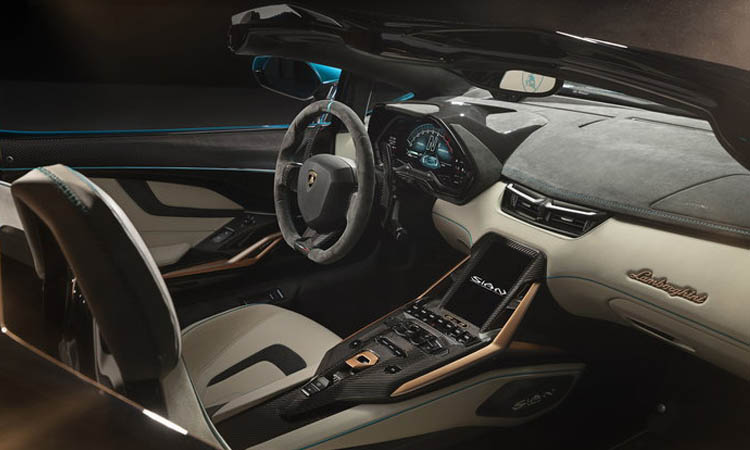 ภายใน Lamborghini Sián Roadster