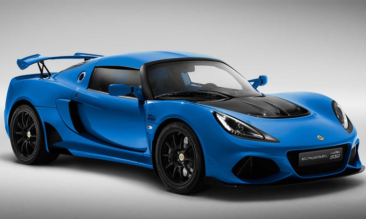 Lotus Exige Sport 410 20th Anniversary Edition สีน้ำเงิน Laser Blue