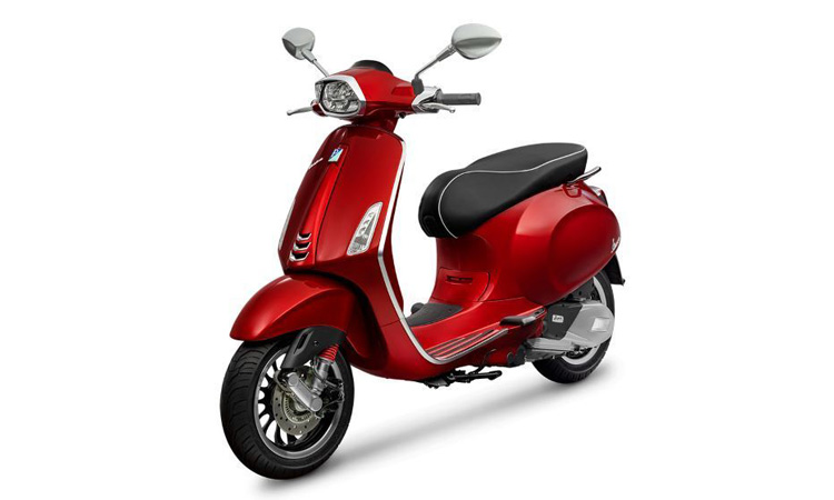 VESPA SPRINT 150 i-Get ABS สีแดงเข้มเมทัลลิกใหม่
