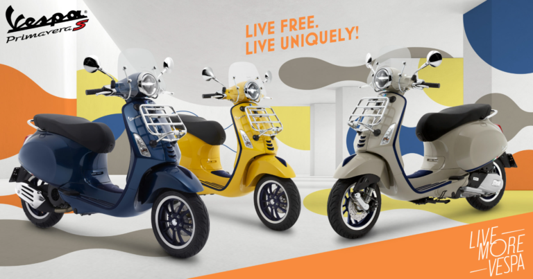 อัพเดท สเปคและราคา ตารางผ่อน Vespa Primavera พรีมาเวร่า สกู๊ตเตอร์สายคลาสสิค 8